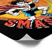 Badminton Shuttle Power Smash Hour Poster (Ecke)