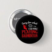 Badminton Shuttle Racket Badminton Player 1  Button (Vorne & Hinten)