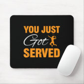 Badminton Shuttle Racket Badminton Player Mousepad (Mit Mouse)