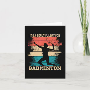 Badminton-Shuttle-Racket Badminton-Spieler Karte
