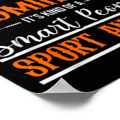 Badminton-Shuttle-Racket Badminton-Spieler  Poster (Ecke)