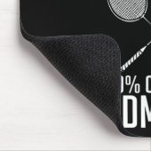 Badminton Shuttle Racket Birdie Player Mousepad (Ecke)