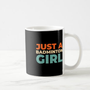 Badminton Shuttle - Racket Player nur ein Badminto Kaffeetasse