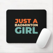 Badminton Shuttle - Racket Player nur ein Badminto Mousepad (Mit Mouse)