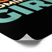 Badminton Shuttle - Racket Player nur ein Badminto Poster (Ecke)
