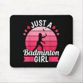 Badminton Shuttle Racket - Racquet Just A Badminto Mousepad (Mit Mouse)