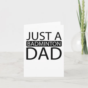 Badminton Shuttle Racket Racquet - Nur ein Badmint Karte