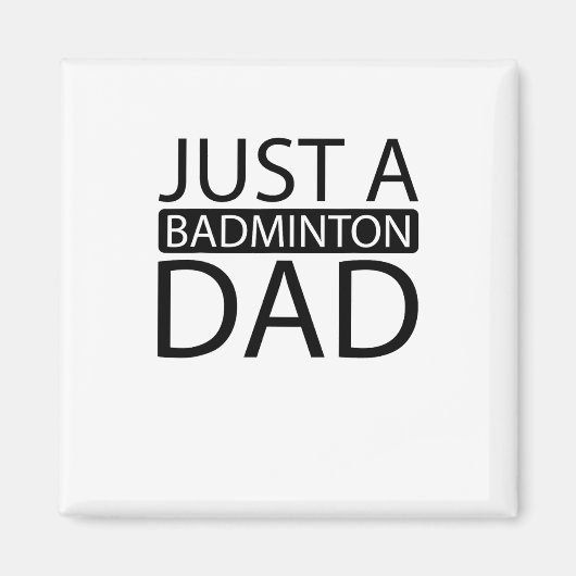 Badminton Shuttle Racket Racquet - Nur ein Badmint Magnet (Vorne)
