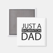 Badminton Shuttle Racket Racquet - Nur ein Badmint Magnet (Vorderseite/Rückseite)