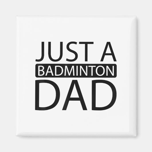 Badminton Shuttle Racket Racquet - Nur ein Badmint Magnet (Vorne)