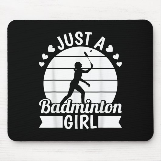Badminton Shuttle Racket Racquet - Nur ein Badmint Mousepad (Vorne)
