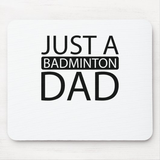 Badminton Shuttle Racket Racquet - Nur ein Badmint Mousepad (Vorne)