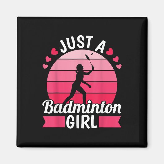 Badminton-Shuttle-Racket - Schläger Nur Ein Badmin Magnet (Vorne)