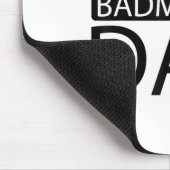Badminton-Shuttle-Racket-Schläger - Nur ein Badmin Mousepad (Ecke)