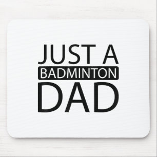 Badminton-Shuttle-Racket-Schläger - Nur ein Badmin Mousepad
