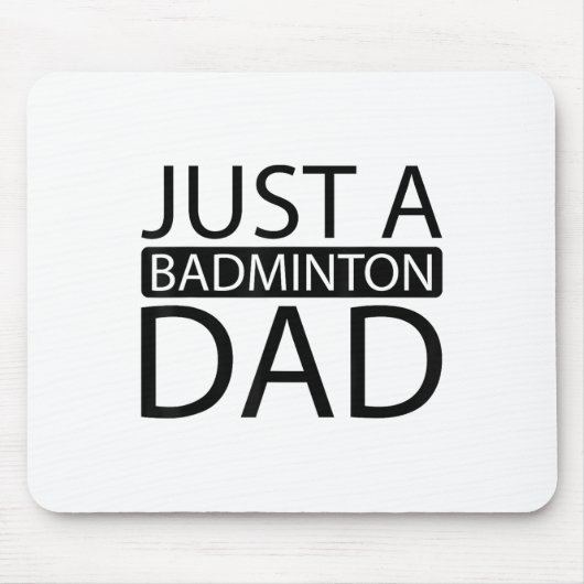 Badminton-Shuttle-Racket-Schläger - Nur ein Badmin Mousepad (Vorne)