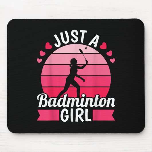Badminton-Shuttle-Racket - Schläger Nur Ein Badmin Mousepad (Vorne)