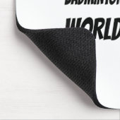 Badminton Shuttle Racket - Team Badminton on World Mousepad (Ecke)