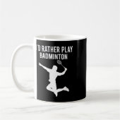 Badminton Shuttle-Redewendungen Kaffeetasse (Links)