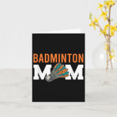 Badminton Shuttle-Redewendungen Karte (Gelbe Blume)