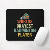 Badminton Shuttle-Redewendungen Mousepad (Mit Mouse)