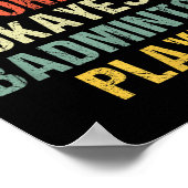 Badminton Shuttle-Redewendungen Poster (Ecke)