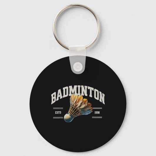 Badminton Shuttle Schlüsselanhänger (Vorderseite)