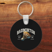 Badminton Shuttle Schlüsselanhänger (Vorderseite)