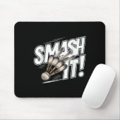 Badminton Shuttle Smash Mousepad (Mit Mouse)