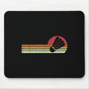 Badminton Shuttle Sunset bedrückt Mousepad