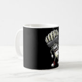 Badminton-Shuttle-Tanz  Kaffeetasse (Vorderseite Links)