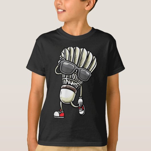 Badminton-Shuttle-Tanz T-Shirt (Vorderseite)