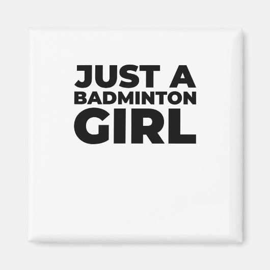 Badminton Shuttle Team Racket - Nur ein Badminton  Magnet (Vorne)