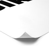 Badminton Shuttle Team Racket - Nur ein Badminton  Poster (Ecke)
