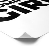 Badminton-Shuttle-Team-Racket - Nur ein Badminton- Poster (Ecke)