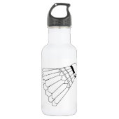 Badminton Shuttle Trinkflasche (Vorderseite)