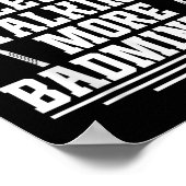 Badminton Shuttle Weniger Talking Badminton Player Poster (Ecke)
