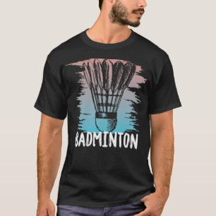 Badminton Shuttlecck lustige Sportschläger Gesche T-Shirt