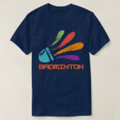 Badminton Shuttlecock 12 T-Shirt (Design vorne)