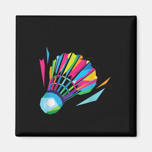 Badminton Shuttlecock Badminton Magnet (Vorne)