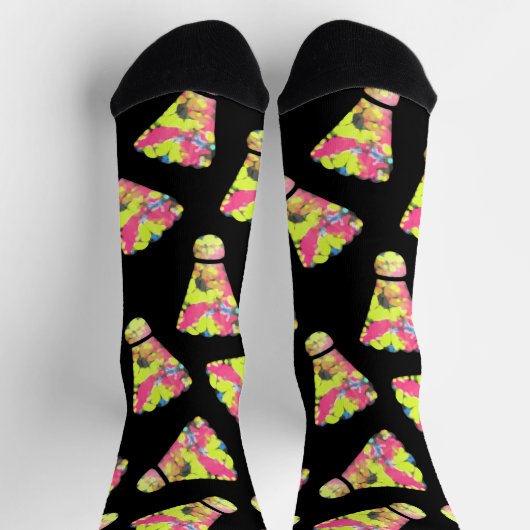 Badminton Shuttlecock Crew Socks Socken (Oben)
