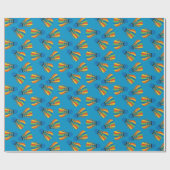 Badminton Shuttlecock Design Wrapping Paper Geschenkpapier (Flach)