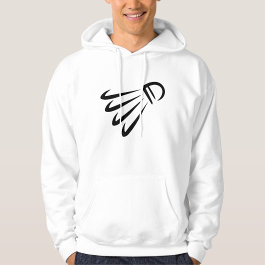 Badminton shuttlecock hoodie (Vorderseite)