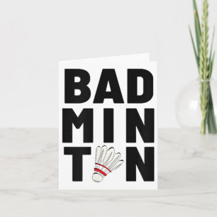 Badminton-Shuttlecock Karte