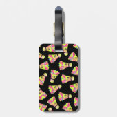 Badminton Shuttlecock Kunst Geschenk für Farben Gepäckanhänger (Rückseite vertikal)