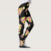 Badminton Shuttlecock Kunst Geschenk für Farben Leggings (Rechts)