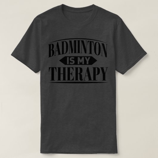 Badminton Shuttlecock T-Shirt (Design vorne)