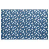 Badminton Shuttlecockblau Namensgewebe Stoff (Fat Quarter (45,7 x 55,9 cm))