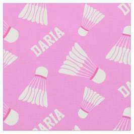 Badminton Shuttlecockgirls benennen rosa Stoff