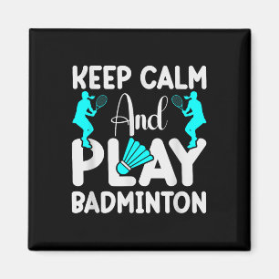 Badminton-Shuttler-Schläger-Badminton-Spieler 3 Magnet
